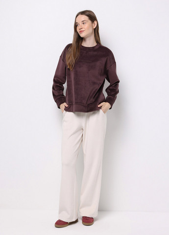 Темно-коричневый свитшот Colin's однотонный без декора (368128335)