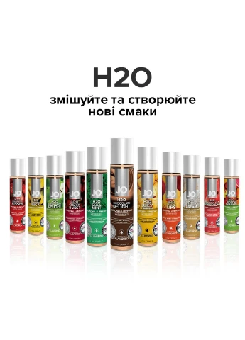 Смазка на водной основе H2O - Chocolate Delight (30 мл) без сахара, растительный глицерин System JO (254583466)
