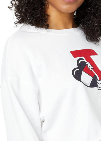 Білий світшот Tommy Hilfiger логотип без декору (260634310)