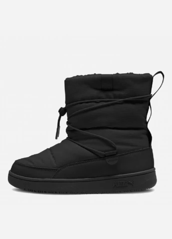 Черные дутики 39392001 Puma с логотипом
