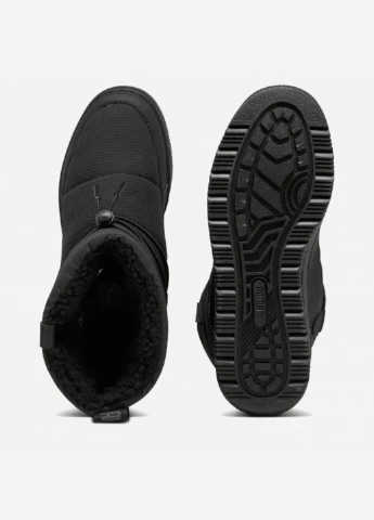 Черные дутики 39392001 Puma с логотипом