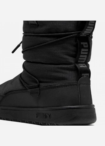Черные дутики 39392001 Puma с логотипом