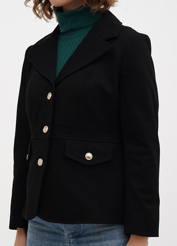 Черный женский жакет Talbots однотонный - демисезонный