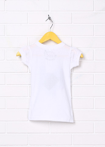 Белая летняя футболка с коротким рукавом B.P.C.