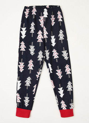 Синяя всесезон пижама (лонгслив, брюки) лонгслив + брюки KRAKO