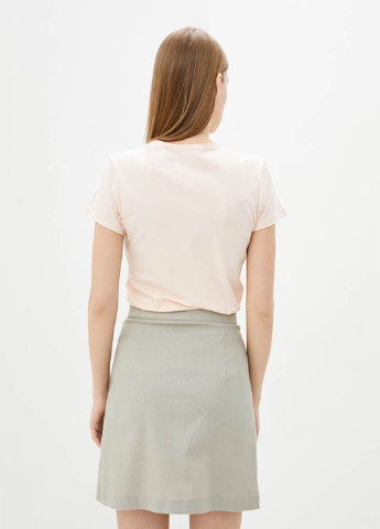 Светло-бежевая кэжуал однотонная юбка Promin