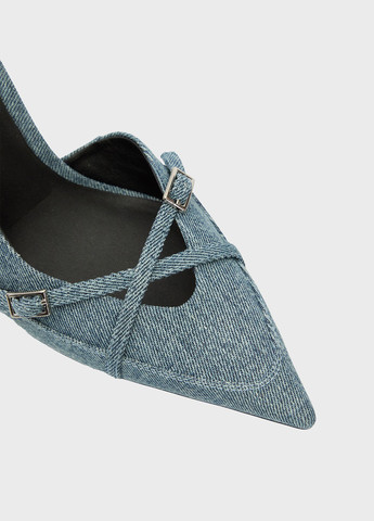 PRPY Туфлі слінгбекі темно-блакитний з текстиль, китай — літо (334684287)