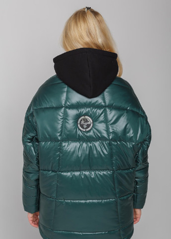Зелена зимня зимова жіноча куртка лія MioRichi