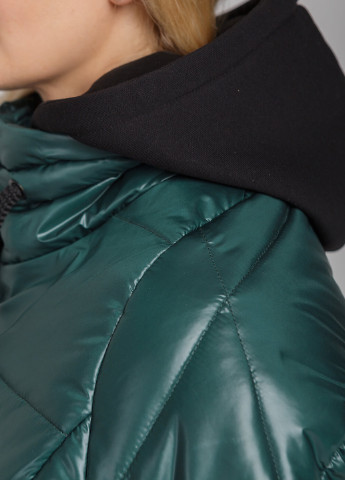 Зелена зимня зимова жіноча куртка лія MioRichi
