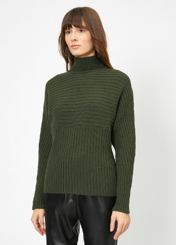 Темно-зелений зимовий светр KOTON
