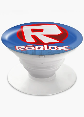 Попсокет (Popsockets) тримач для смартфону Роблокс (Roblox) (8754-1708) Чорний MobiPrint (216836488)