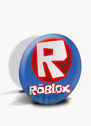 Попсокет (Popsockets) тримач для смартфону Роблокс (Roblox) (8754-1708) Чорний MobiPrint (216836488)