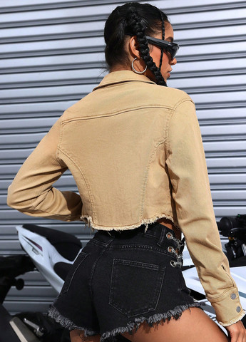 Песочная летняя куртка SHEIN