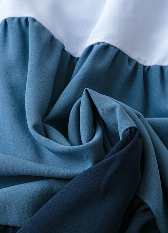 Синя кежуал сукня а-силует SHEIN колор блок