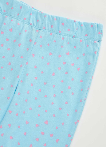 Розовая всесезон пижама лонгслив + брюки DeFacto