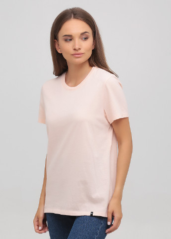 Светло-розовая летняя футболка American Giant