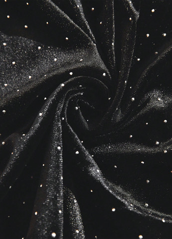 Черная вечерний однотонная юбка SHEIN клешированная