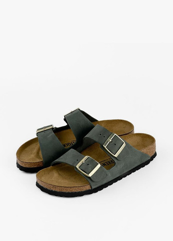 Темно-зеленые шлепанцы 1028030 Birkenstock