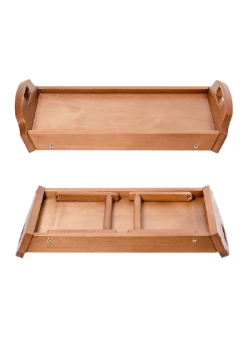 Столик для завтрака из натурального дерева 55x32см (светлый орех) HouseWood (241229987)