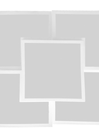 Світильник світлодіодний настінно-стельовий накладний LED BKL-900C/60W NW WH Brille (253893762)