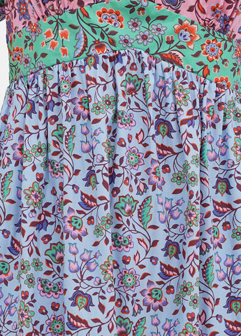 Комбинированное кэжуал платье клеш Boden с цветочным принтом