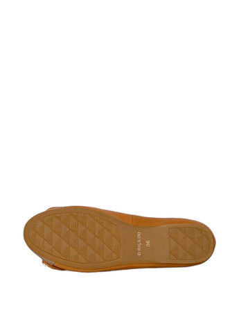 Женские балетки Bigioni | коричневые однотонные бант натуральная кожа (294942099)