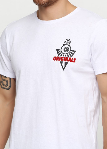 Белая футболка Originals by Jack&Jones