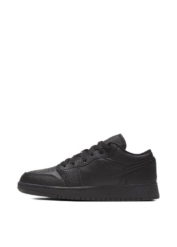Черные демисезонные кроссовки 553560-091_2024 Nike 1 Low Black Gs