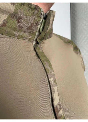 Оливковий (хакі) демісезонний чоловічий армійський костюм мультикам для зсу tactical тактична форма убакс і штани туреччина m 6841 No Brand