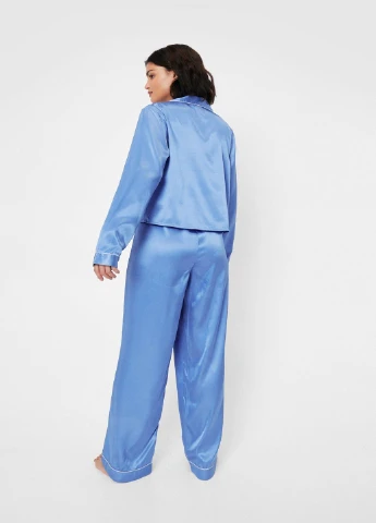 Голубая всесезон пижама Nasty Gal