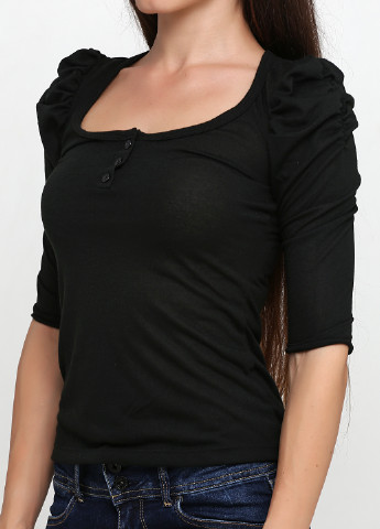 Черная летняя блуза Pins & Needles