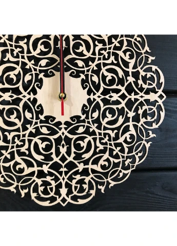 Винтажные часы на стену ручной работы «Орнамент» 7Arts (253566693)