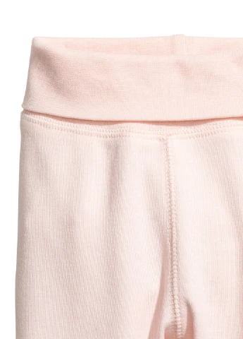 H&M повзунки однотонний світло-рожевий домашній бавовна виробництво - Бангладеш