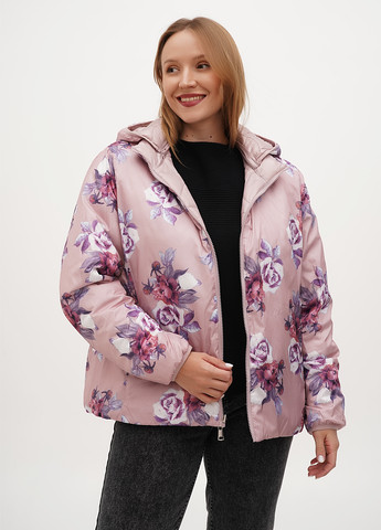 Рожева демісезонна куртка двостороння Minority