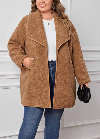 Песочное демисезонное Пальто оверсайз SHEIN