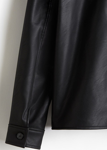 Черная демисезонная куртка H&M