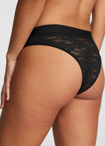 Чорний демісезонний комплект (бюстгальтер, трусики) Victoria's Secret