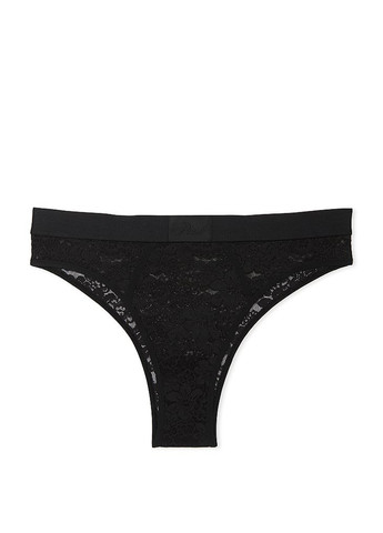 Чорний демісезонний комплект (бюстгальтер, трусики) Victoria's Secret