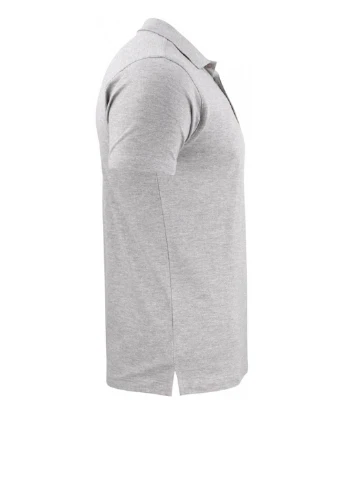 Серая футболка-поло для мужчин Printer Active Wear меланжевая