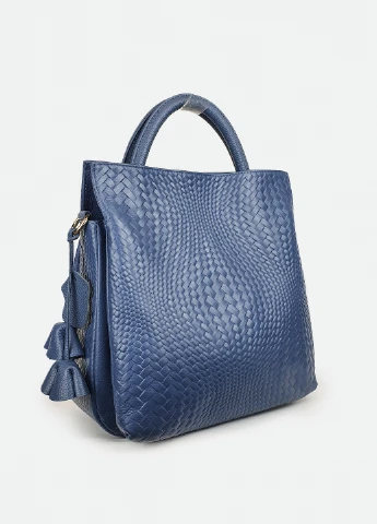 Велика м'яка сумка блакитна шкіряна Fashion (232986030)