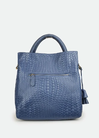 Велика м'яка сумка блакитна шкіряна Fashion (232986030)