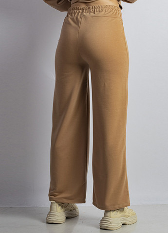 Светло-коричневые спортивные, кэжуал демисезонные прямые брюки Time of Style