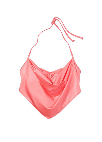 Рожевий демісезонний купальник (ліф, трусики) бандо, роздільний, халтер Victoria's Secret