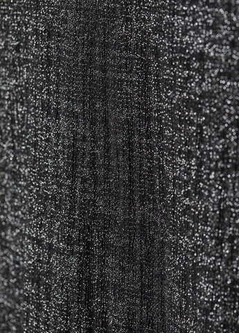 Чорна вечірня сукня кльош H&M меланжева