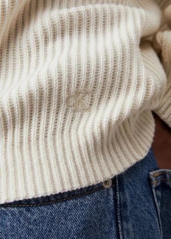 Білий зимовий джемпер джемпер Calvin Klein Jeans