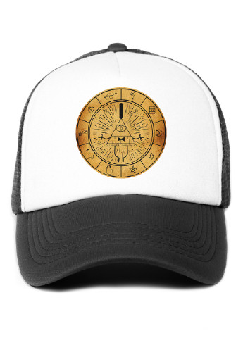 Кепка Тракер дитяча Білл Шифр Гравіті Фолз (Bill Cipher Gravity Falls) (33404-2627) MobiPrint (220769639)