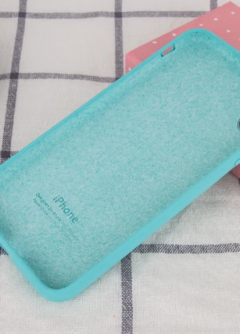 Чохол Silicone Case Full Protective (AA) для Apple iPhone XS Max (6.5 ') Бірюзовий / Marine Green (is_00000033129_2) Epik (229727337)