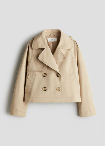 Плащ H&M тренчкот на гудзиках демісезон (369944408)