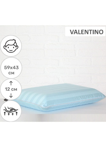 Подушка ортопедична №6043 Noble stripe Valentino Men 59х43х12 (2200003261660) Mirson (254053651)