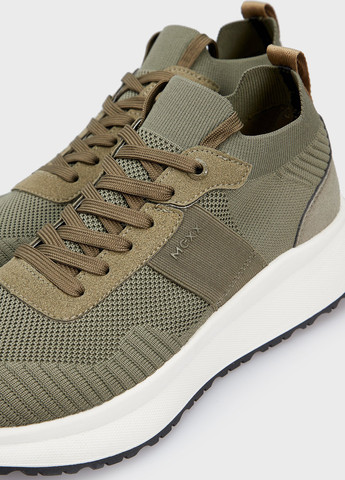 Оливковые летние кроссовки Mexx